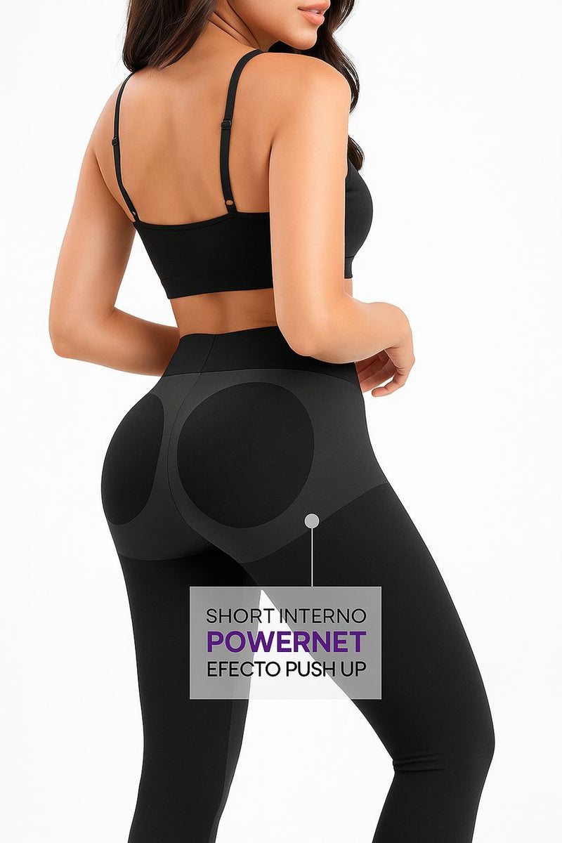 Leggings Deportivos CURVE 2.0 | Efecto Fajón y Levantacola